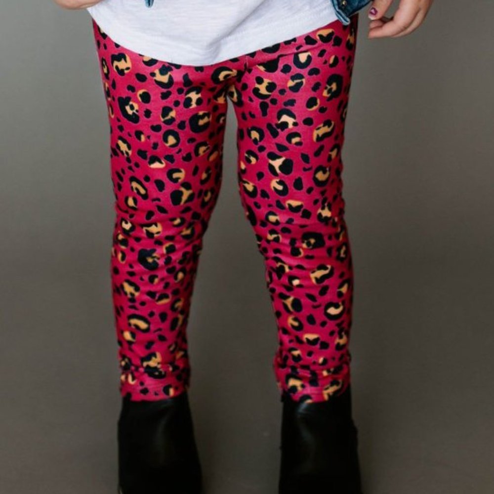 Raspberry Cheetah Leggings
